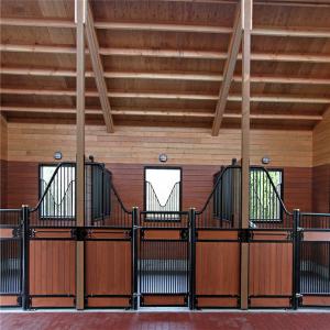 China Jinghua High quality weld portable horse box stable in black coated factory