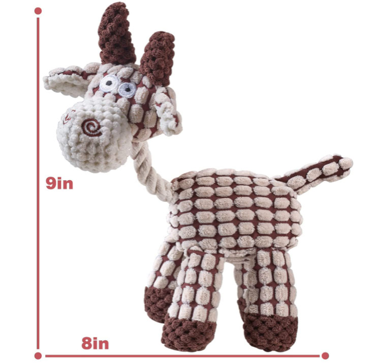 Good Plush Squeaky Chew Toys For Puppies Crinkle Paper