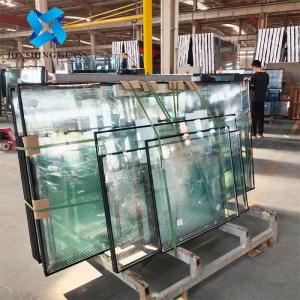 China Green Tinted Heat Insulated Glass Low-E Double Glazing Custom factory