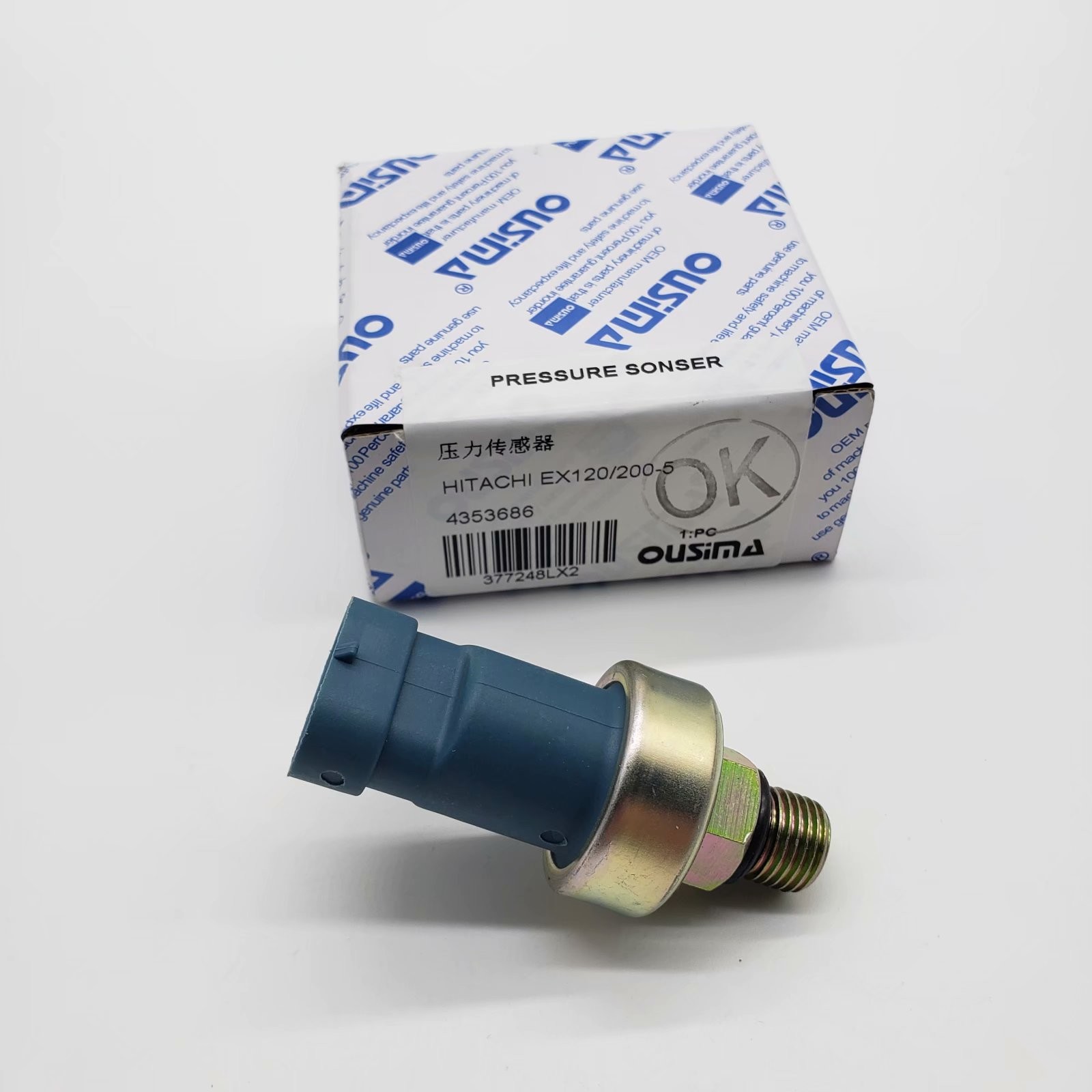 OUSIMSA 4353686 Pressure Switch For Hitachi EX120 EX200-5 6BG1 Pressure Sensor