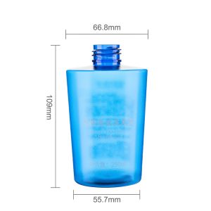 250ML Plastic Shampoo Bottles with Refillable Design for Shampoo Conditioner and