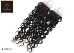 Fine Hand Tie 8A 10 inch Remy Human Hair Closure Water Wave 25.4cm