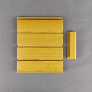 China Plastic Composite False Slatwall Display Shelf For Display Wall factory