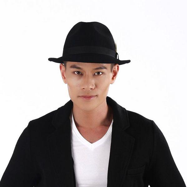 4190369 Sun Accessory customized winner fashion 100% wool felt fedora hats,hats