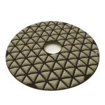 6 Inch Stone Diamond / Resin Bond Polishing Pad , 2.2mm Soft Abrasive Disc