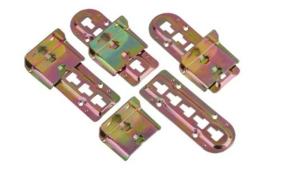China Durable Iron Bed Hinges Brackets, Metal Brackets For Wood Bed Frame factory