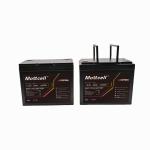 rechargeable 12V 50Ah LiFePO4 Battery with plastic case black for UPS back
