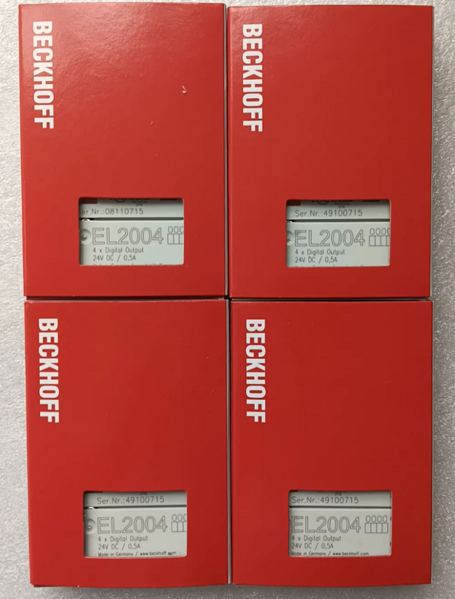 China EL2004 Beckhoff EtherCAT 4-channel Digital Output Terminal Module 24VDC factory