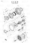 Black EX200-1 ExcavatorTravel Drive Catalog With Bolt on Installation 9066008