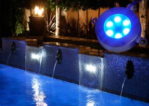 China 18W Color Changing LED Pool Lights 12V RGB 3 in 1 Garden Pond Light factory