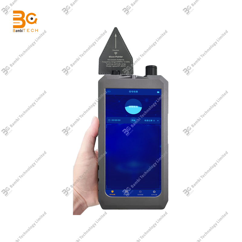 Handheld Wireless signal Gps 2G 3G 4G 5G Mobile Radio WIFI Low-power Bluetooth Scanner Detector with 1mhz-12GHz
