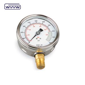 China Pneumatic Air Compressor Manometer Oil Pressure Gauge factory