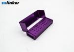 Opening Type Dental Abrasive Bur Disinfection Box 30 holes Colorful FG RA