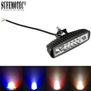 China 6 inch Super Slim Mini Led Bar Work Light For Motorcycle 4x4 Offroad Car DRL Signal Lamp External Warning Daytime Runnin factory