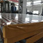 fireproof styrofoam rock wool wall sandwich panel 1150-75-0.426mm wood grain