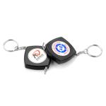 Wintape Compact 2m Pipe Diameter Tape Measure Mini Metal Ruler With Keychain