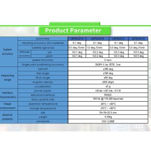 UBTM207 UNIVO Fibre Optic Gyro FOG Navigation System for Navigation Applications