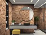 9.5mm AAA Outdoor Stone Cladding Tiles 150x600mm Exterior Villa