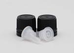18mm 20mm Black Tamper Evident Plastic Cap Tamper Evident Screw Cap For Bottles