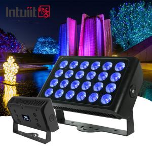 China Hot Selling 24pcs 160w LED RGBW 4-in-1 City Color Light Wash Zoom for Outdoor Nightclub Stage Party Wedding Concert factory