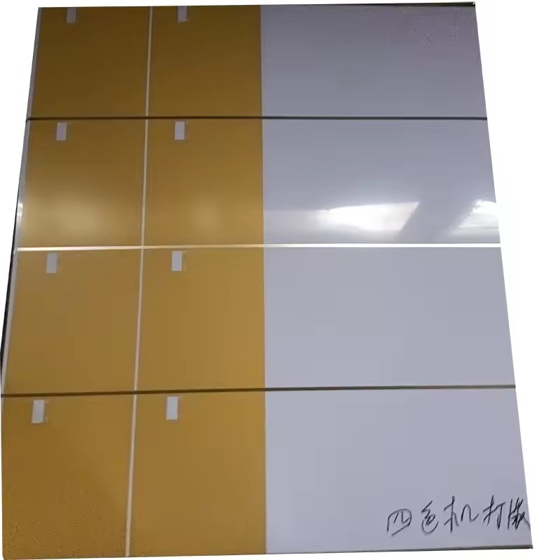 T4 Tinplate Sheet With 6 Color Printed 4 Color Printed Tinplate Printing Tinplate White Gold Print
