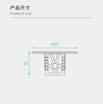 15*20mm High Stability Steel Shelf Holder Pins Customized For Greenhouse