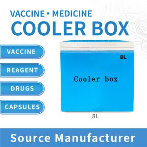 China VIP Insulated Medical Ice Cold Box With Ice Packs Cold Storage Solution factory