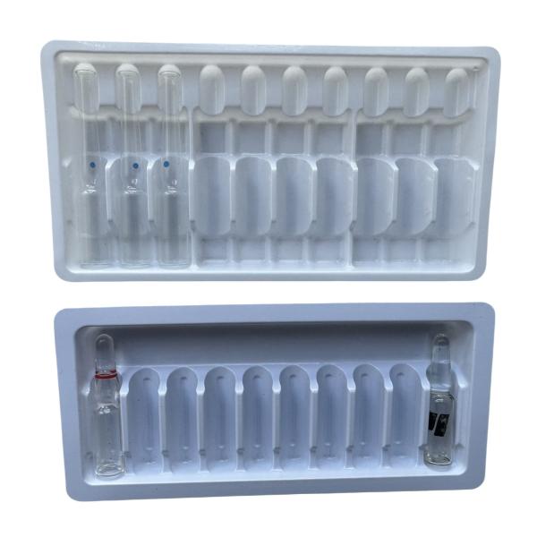 PET Polyethylene Terephthalate Ampoule Tray Customization Wholesale 1ml 2ml 5ml 10ml Water Injection Ampoule Tray Customization