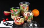 Durable Bioplastic PLA Tableware Disposable Biodegradable Clear Containers With