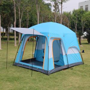 China 8 Person Automatic Camping Tent Waterproof Pu Coating Tent Multi Room factory