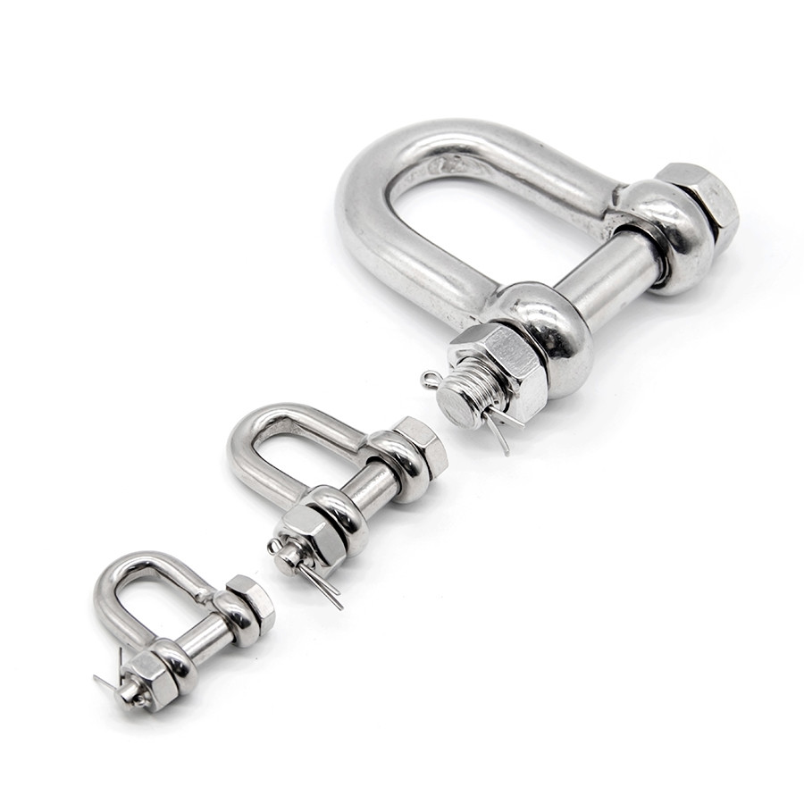 Ss304 Ss316 Stainless Steel Bow Shackle Stainless Steel Anchor Shackle