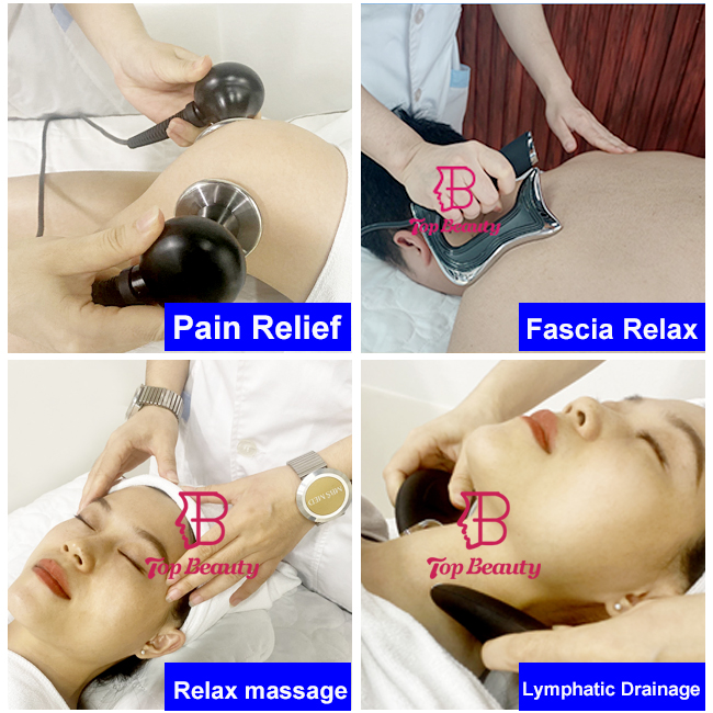 8 In 1 Ems Smart Tecar Shock Wave Therapy Machine 448khz Pain Relief