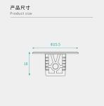 Concealed Metal ABS Furniture Shelf Pegs Innovative Flat-Pack Furniture Fittings