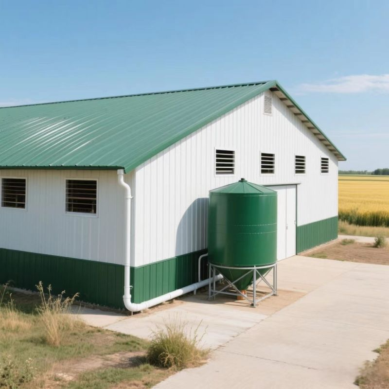 Metal Steel Structure Layer Brioler Chicken Prefab Poultry Farm Building