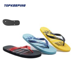 China Colorful Plastic PE Beach Flip Flop Anti Slip Flip Flop For Man factory
