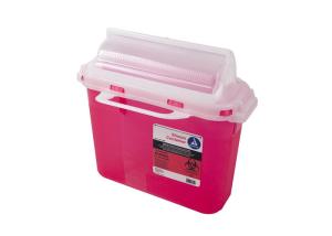 China 5.4 Quart Sharps Container, Sharps box, Rotor Lid, Wall mounted-WinneCare factory