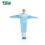 Disposable Waterproof CPE Isolation Gown For Clinic