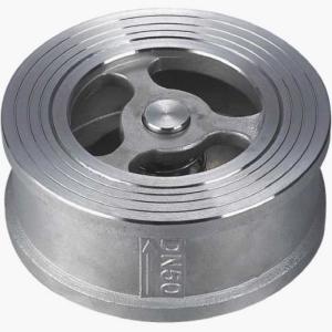 China Stainless Steel Brass Hot sale ductile iron stainless steel pn16 bs din swing dual check valves factory