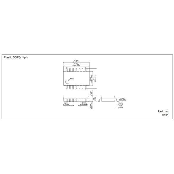 SCI7661MOA EPSON IC SOP14 High Operational Performance With Low Power Dissipation