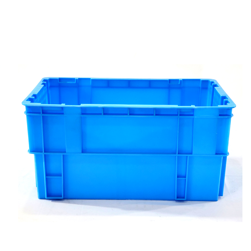 Wine Stackable Milk Crate Storage 595x395x300mm Warehouse Transport Foldable