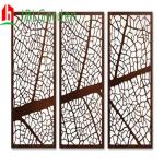 2mm Thick Laser Cut Metal Privacy Panels Freestanding Portable