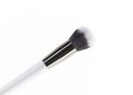 Foundation Contour Buffer Makeup Brush White Long Handle Falt Top Hair