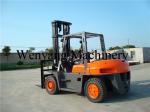 Pneumatic 7T Diesel Powered Forklift 4x4 Forklift 1220*150*65mm Fork Dimension