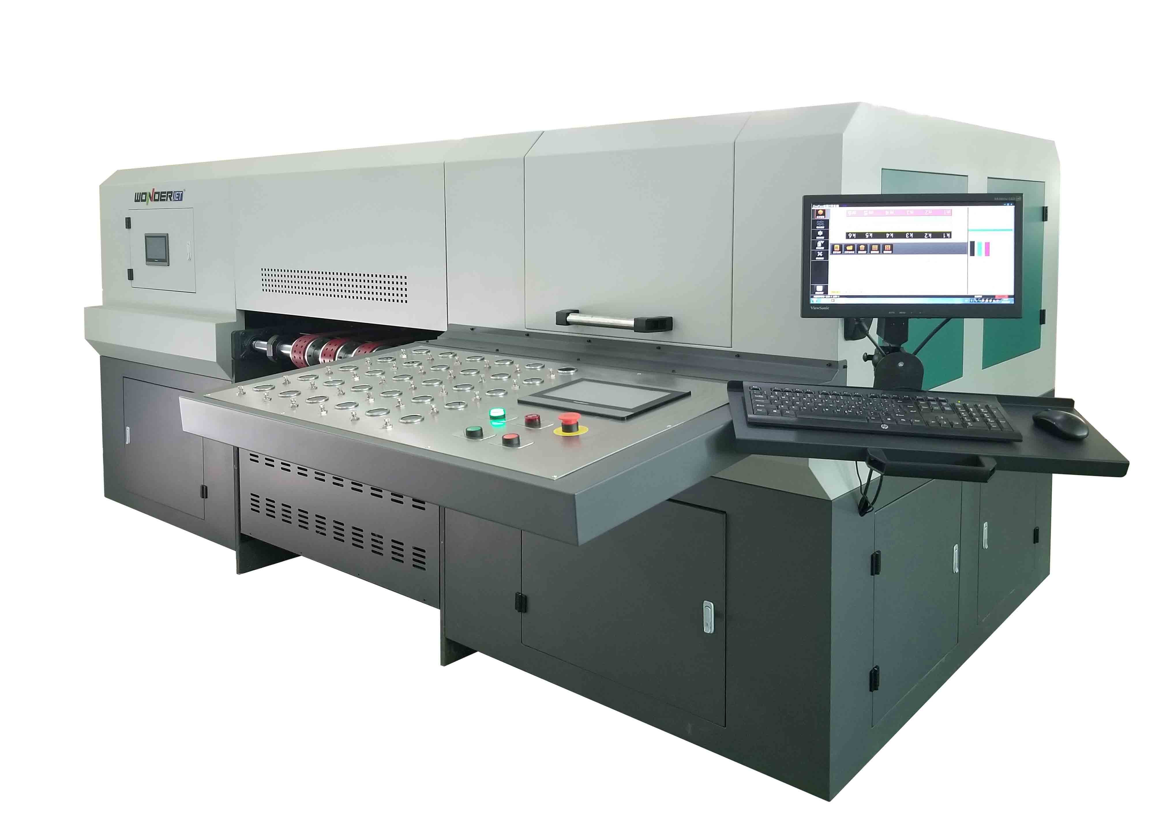 Cardboard Box Digital UV Printing Machine , Four Color Uv Digital Printer