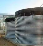 Farm Irrigation Agriculture Corrugated Rainwater Tank Galvanized Round Stainless