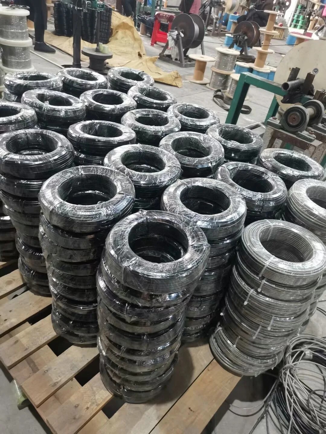 Type 316 Stainless Steel SS Cable Deck Railing Hardware Kits System 1/8 Inch Steel Cable Rope Wire T316 7x7 Wire Rope