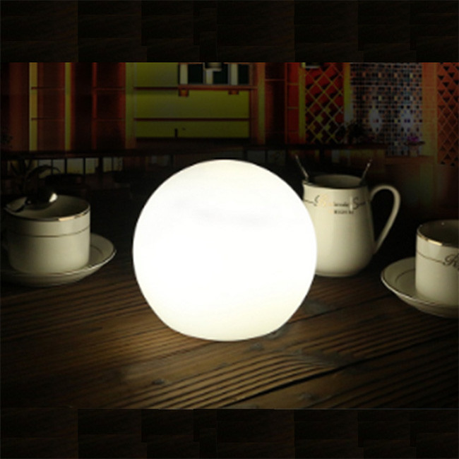 30cm Solar Powered Glow Ball Light IP54 Waterproof For Ground Decoration