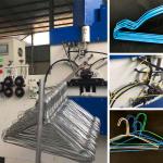 16inch 2.2mm Blue Powder Coated Wire Suit Hanger For Dry Cleaner Supply