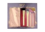 5 Piece Nylon Hair Makeup Brush Set Professional Powder Makeup Brush
