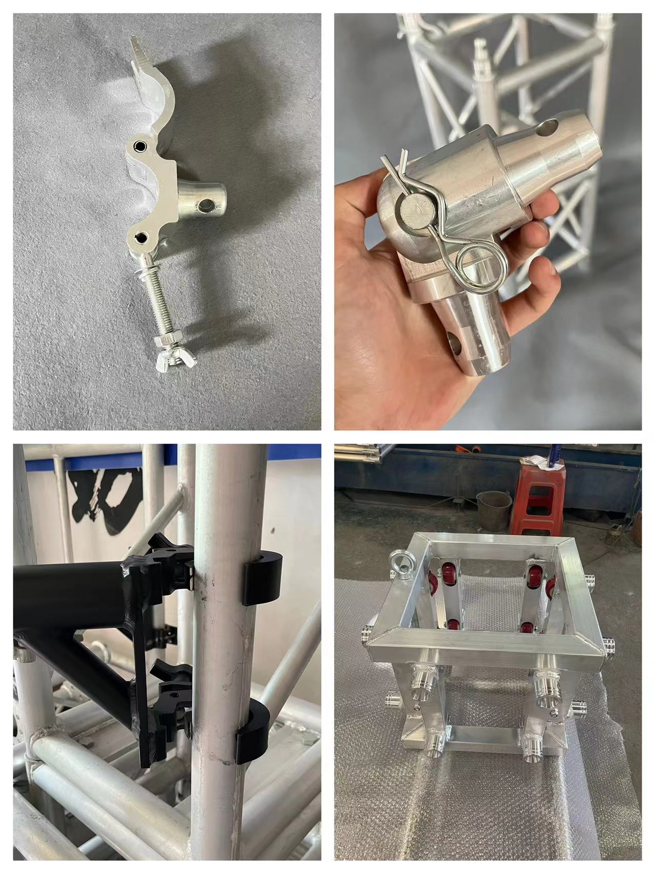Durable Lightweight Aluminum Clamps Double Clamp Eagle Claw Light Coupling Stage Hook Truss